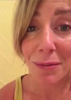 Sally Faulkner in a screen capture from her video plea to Julie Bishop.