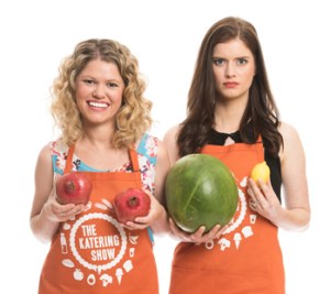 McLennan and McCartney make fun of their new budget at the ABC. Photo: ABC/Supplied