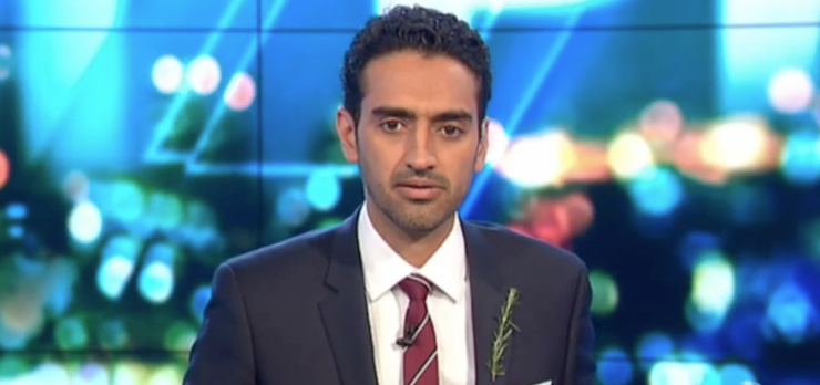 Aly expressed outrage over Moder's questioning of the evidence against Bryant. Photo: Network Ten