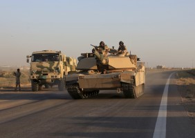 Iraqi military forces prepare for an offensive into Fallujah to retake the city. Photo: AAP