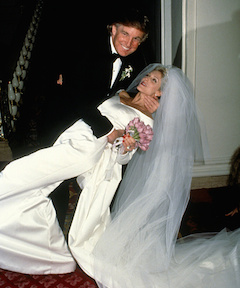 Trump married Marla Maples in 1993. Photo: Getty
