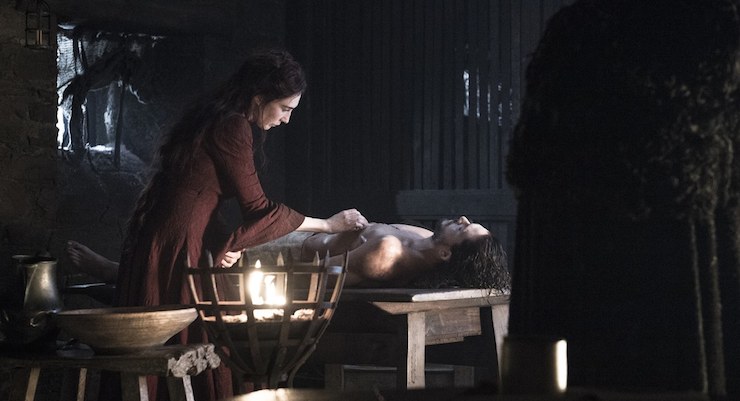 "Relax, I have medical training." Photo: HBO