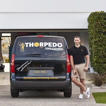 ian thorpe pool cleaning