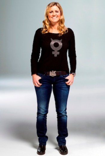 Schmitz is the first female presenter on Top Gear in 15 years. Photo: BBC