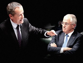 Bill Shorten and Malcolm Turnbull