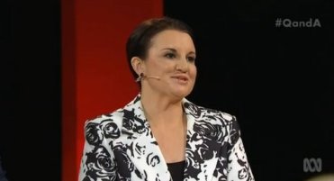 Ms Lambie attacked the major parties during her time on the show. Photo: Twitter