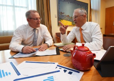 scott morrison malcolm turnbull budget