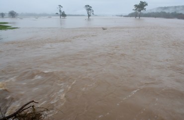 Northern Tasmania has also been hard hit by flooding. Photo: AAP