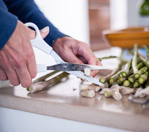 Asparagus ends are great in soup. Photo: Getty