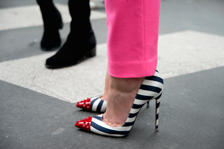 You wouldn't want to get these Christian Louboutin kicks muddy. Photo: Getty