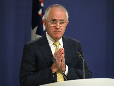 Australian Prime Minister Malcolm Turnbull