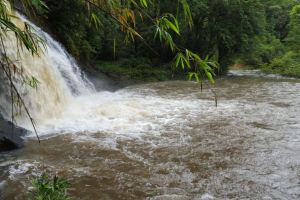 The waterfall where Kamil Hussain went missing. Photo: ABC - supplied