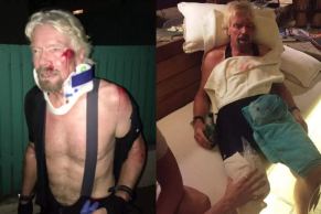 Richard Branson crash