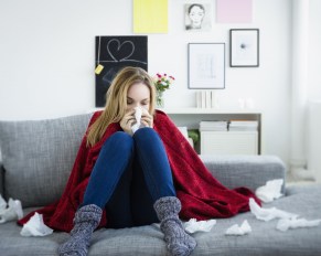The common cold usually goes away by itself. Photo: Getty