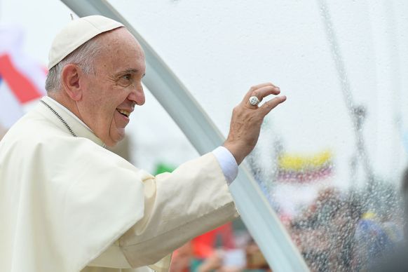 Pope Francis has backed his Vatican money man. 