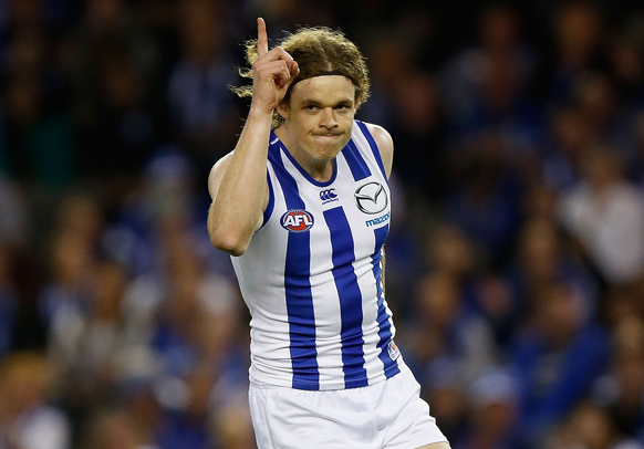 North Melbourne's Ben Brown is in good form. Photo: Getty