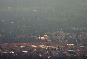 Mexico City suffers from heavy industrial pollution.