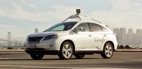 A Google autonomous vehicle prototype based on the Lexus RX.