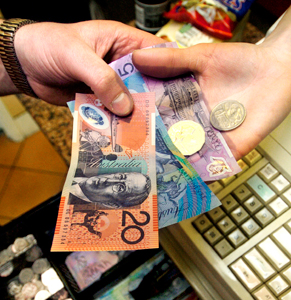 Money counter. Photo: Getty