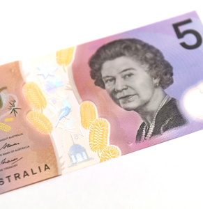 The RBA recently redesigned the $5 note. Photo: AAP