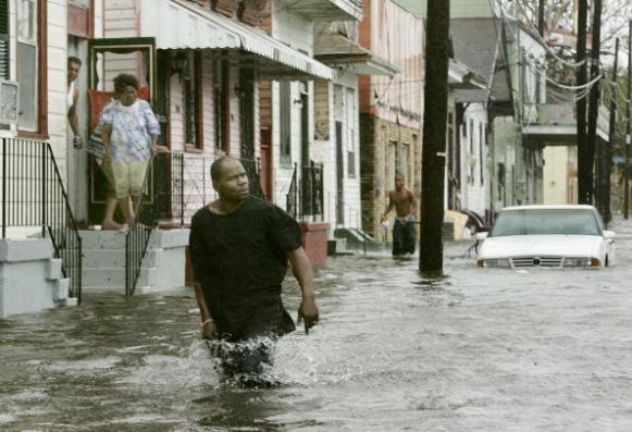 Hurricane Katrina devastated New Orleans in 2005. Photo: Getty