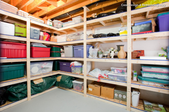 If you've got more space than stuff, make the most of the extra room. Photo: Houzz/Case Design & Remodelling Indy