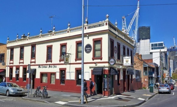 The pub in its former glory opposite the university's law building. Photo: Property Observer