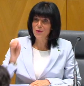 Liberal MP Julia Banks was one of the committee members who fired up at, well, the banks.