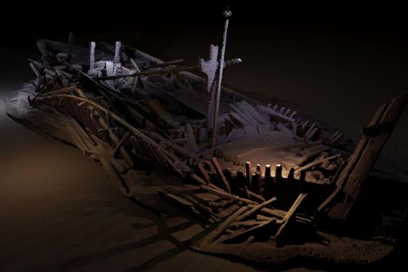 Some wrecks found, including this one, were from the Ottoman Empire.