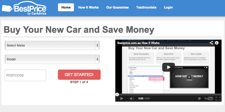 Best Price is a great way to compare the prices of the car you're after