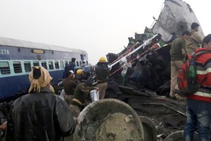India train wreck