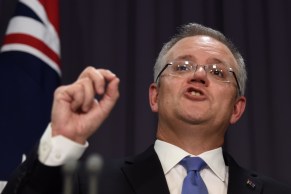 Scott Morrison delivers the MYEFO