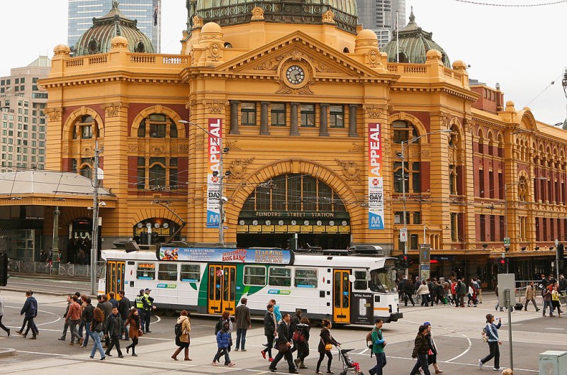 Flinders Street train station in Melbourne was one of the alleged terror targets.