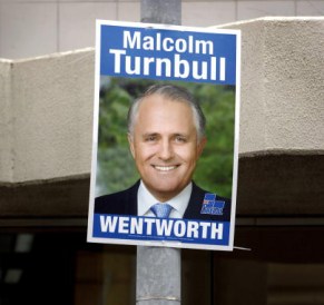 Turnbull election poster