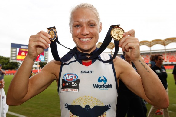 Erin Phillips was best on ground in Adelaide's premiership.