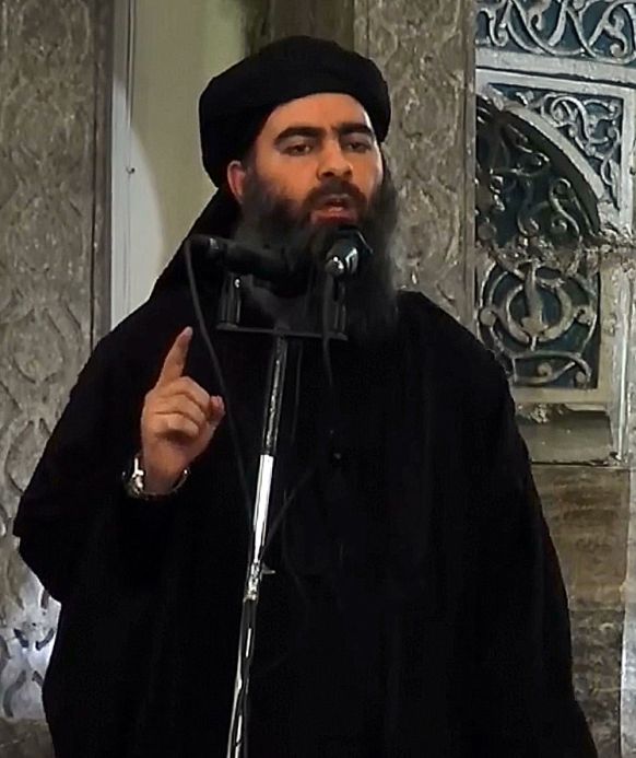 Islamic State in Iraq leader Abu Bakr al-Baghdadi is pictured in an image released in July, 2014