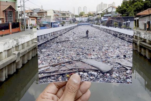 floating dumpsite