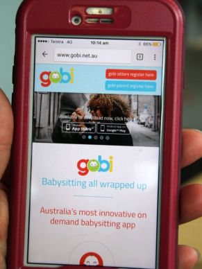 The Gobi babysitting app offers on demand carers for busy parents.