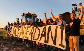 adani protest nsw greens mp