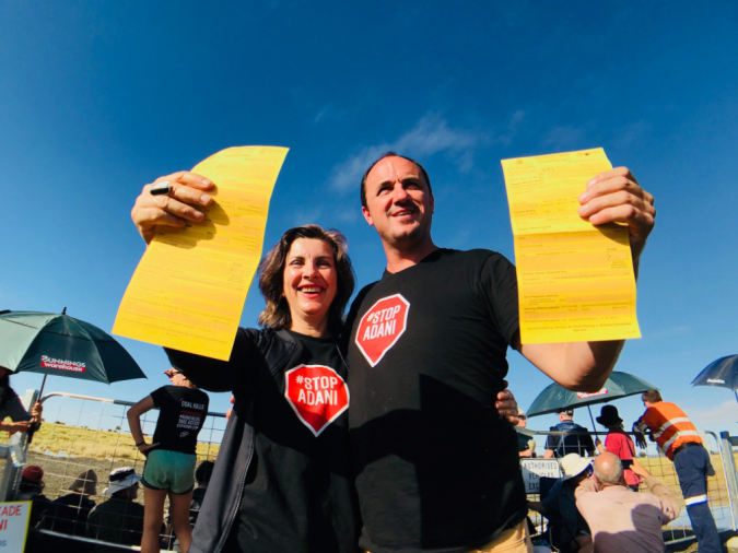 dawn walker jeremy buckingham adani protest greens