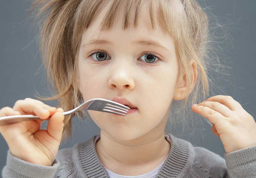 Getting children to eat greens