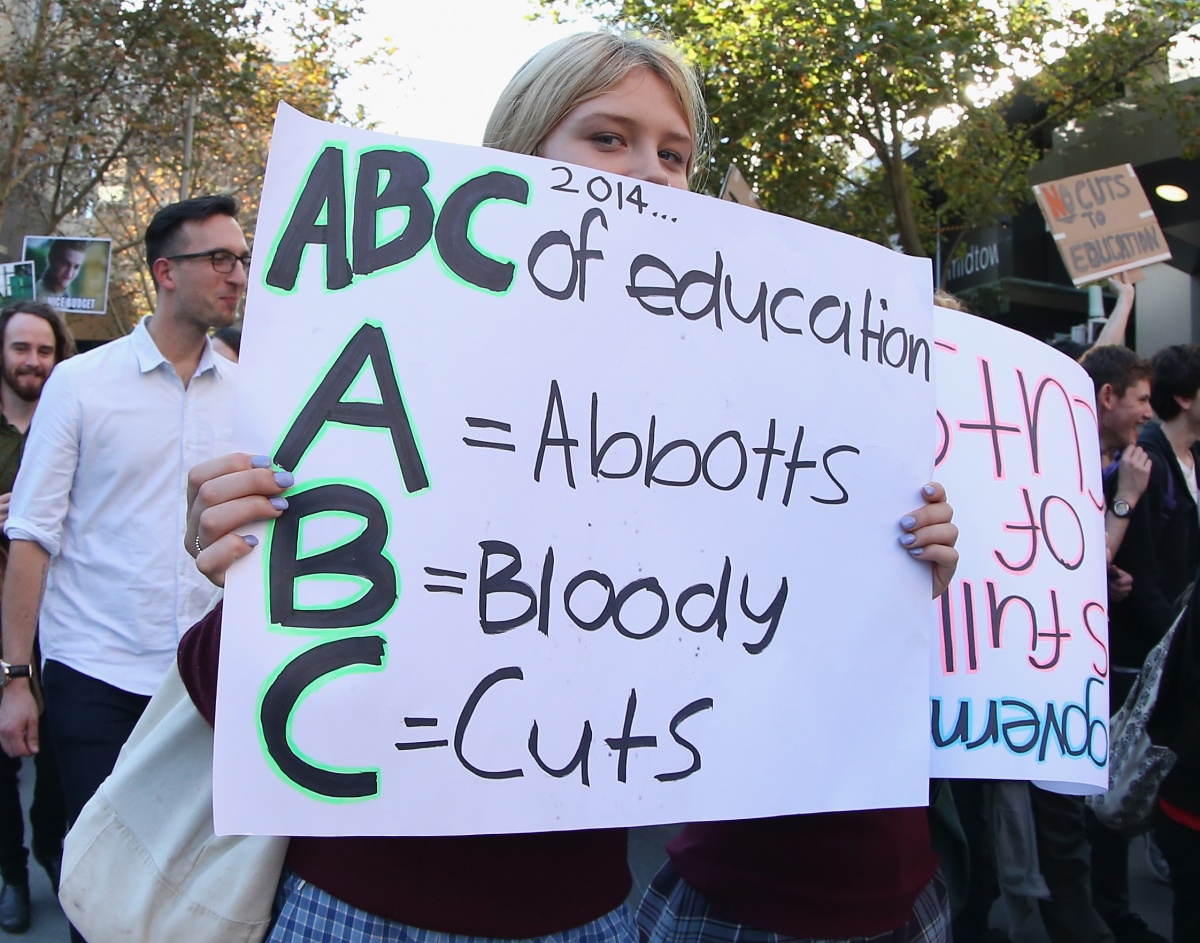 Melbourne student protest