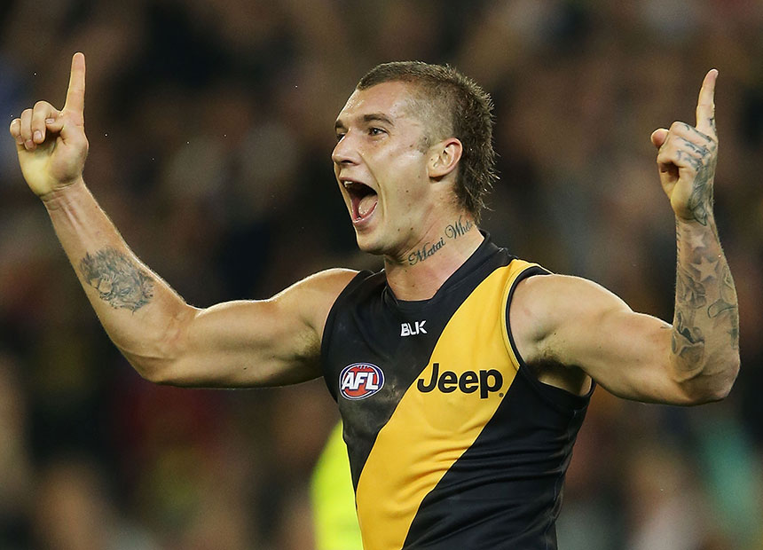 Dustin Martin: boiled lollies to chocolates.