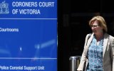 Rosie Batty leaves the Coroners Court of Victoria in Melbourne