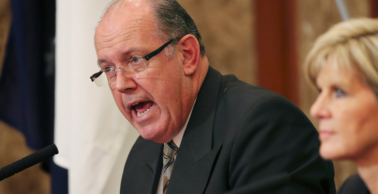 Defence Minister David Johnston