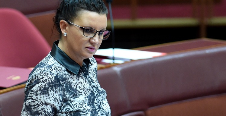 Palmer United Party Senator Jacqui Lambie