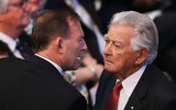 Tony Abbott and Bob Hawke