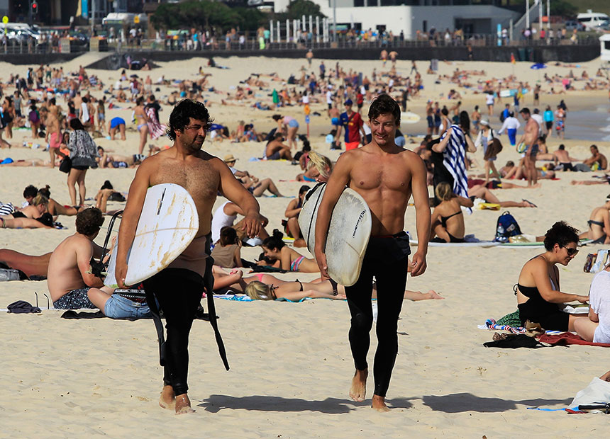 Bondi Beach in October