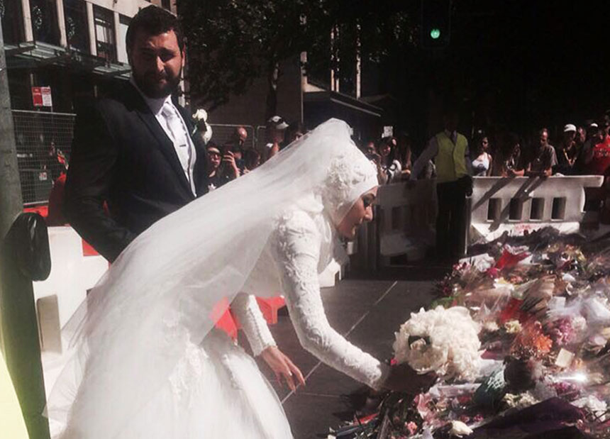 Muslim bride Sydney siege