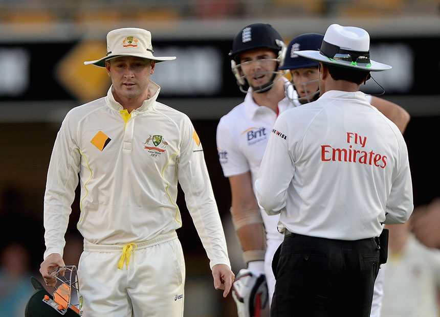 Michael Clarke and James Anderson